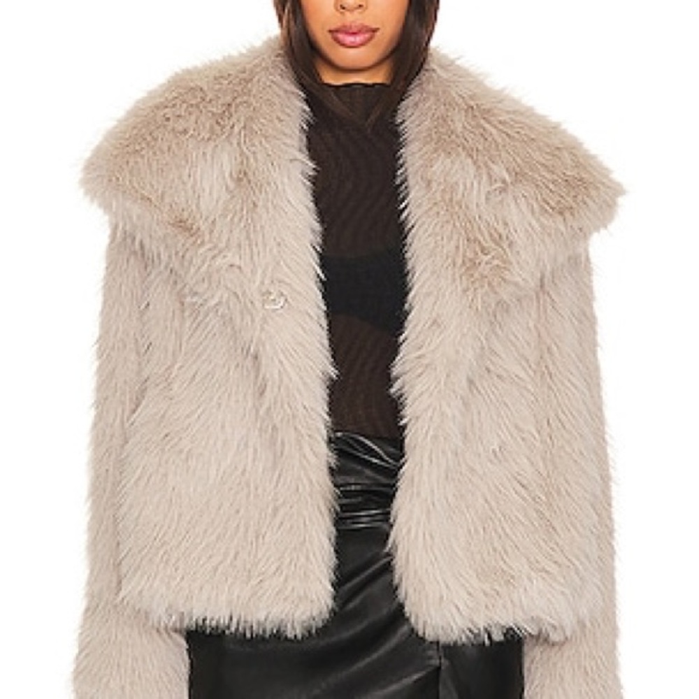 Astr Cream Teddy Jacket